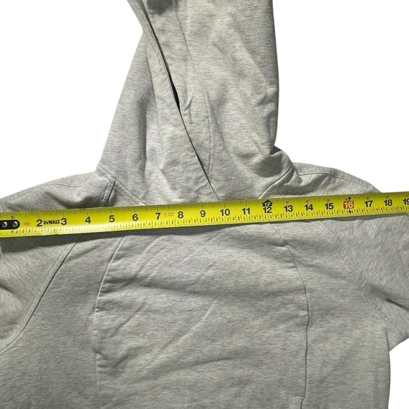 Lululemon Scuba Pullover Heathered Core Ultra Light Grey Size 4 - Picture 7 of 16